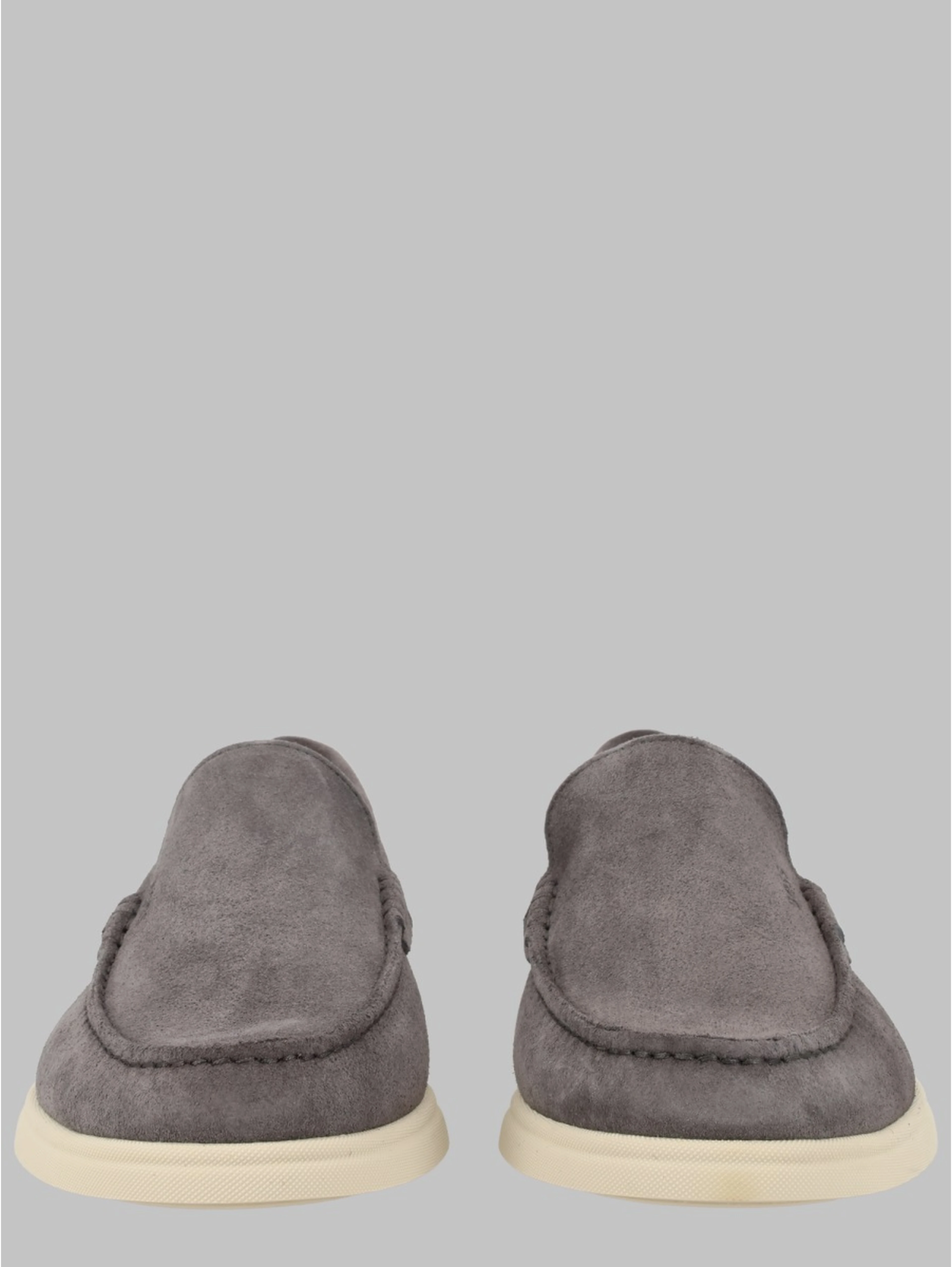 MOCASSINO IN PELLE SCAMOSCIATA CON LOGO