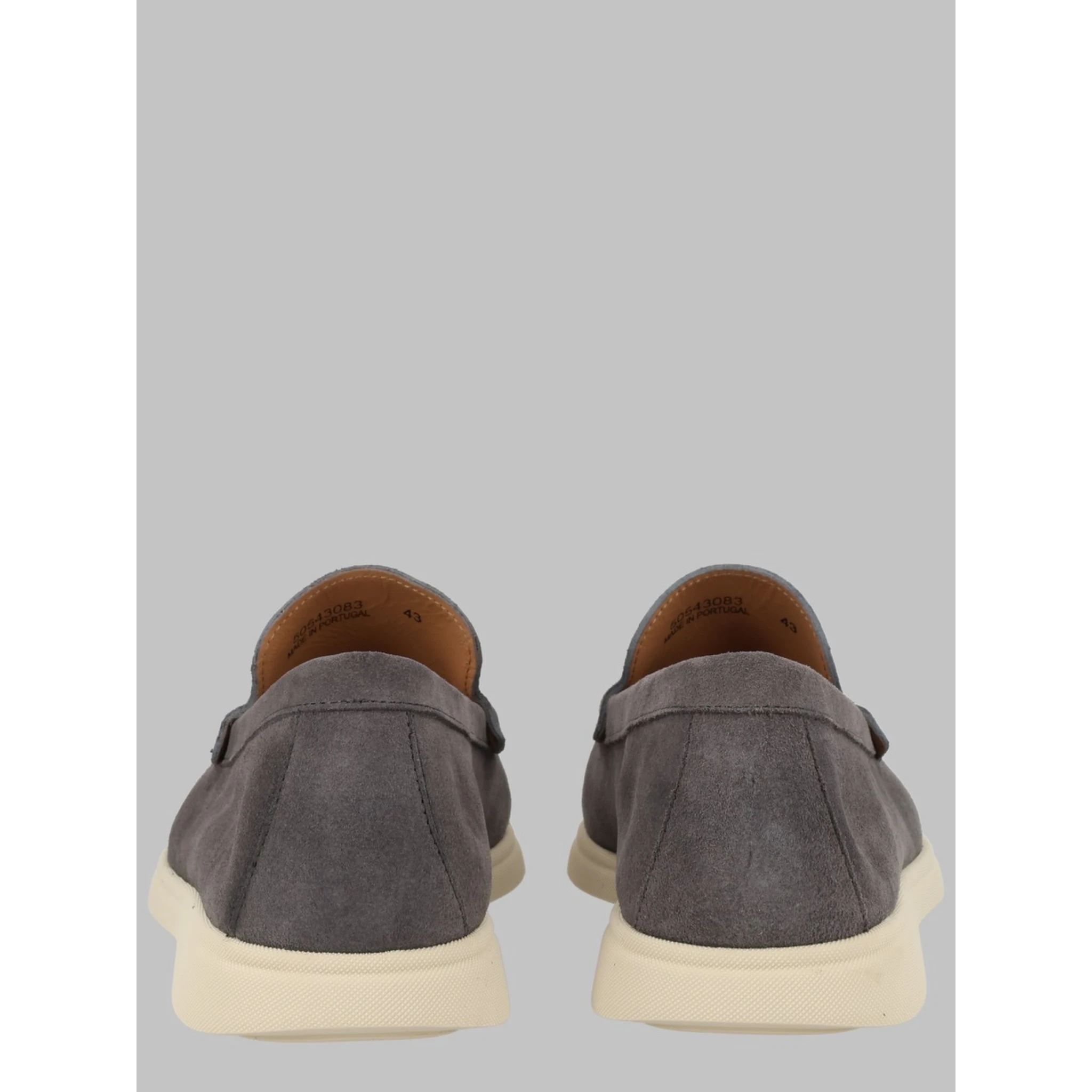 MOCASSINO IN PELLE SCAMOSCIATA CON LOGO