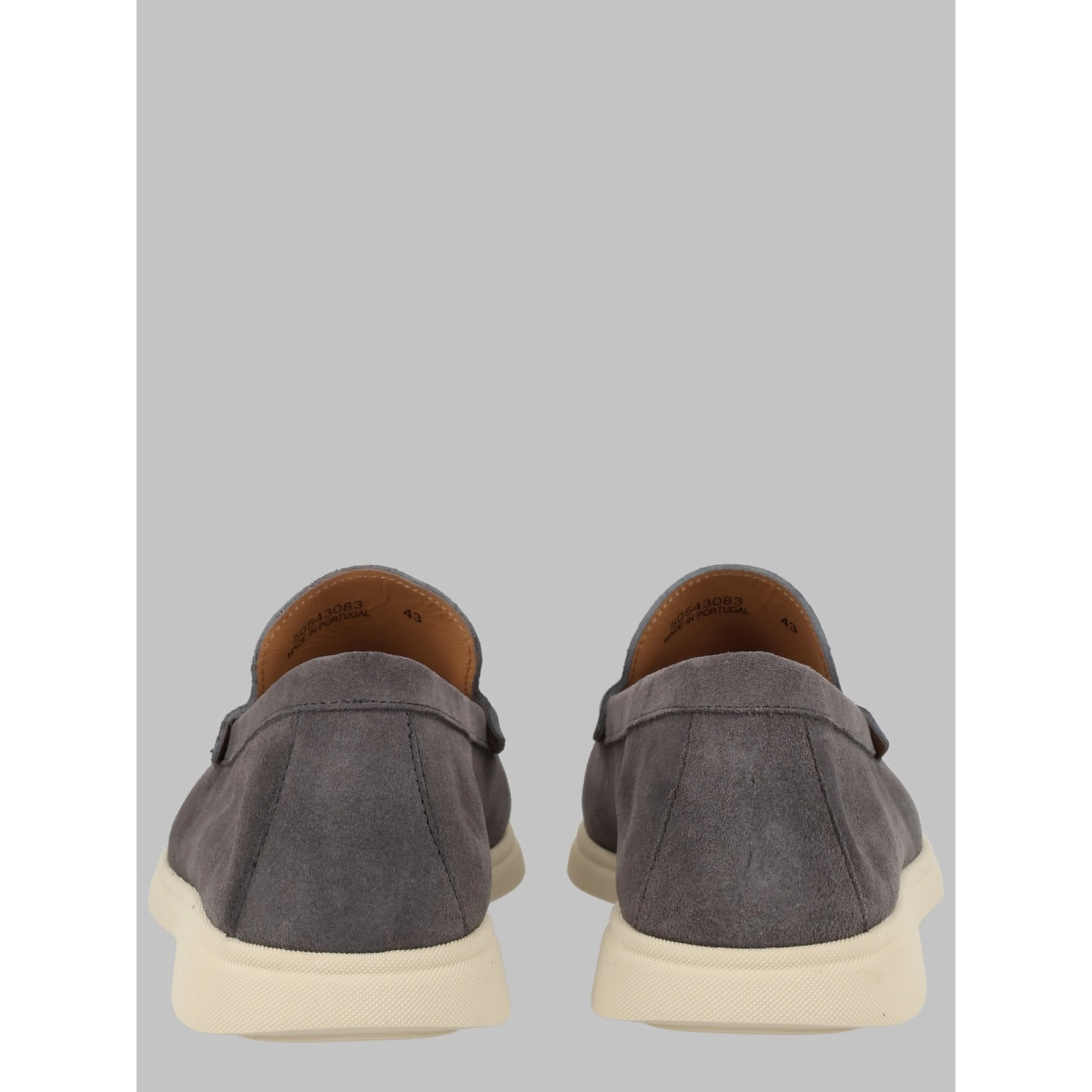 MOCASSINO IN PELLE SCAMOSCIATA CON LOGO