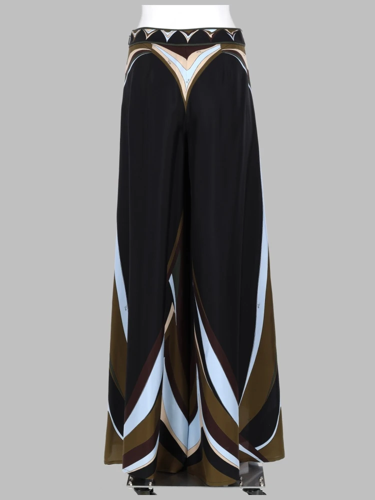 PANTALONE PALAZZO IN SETA STAMPA FARI alternative