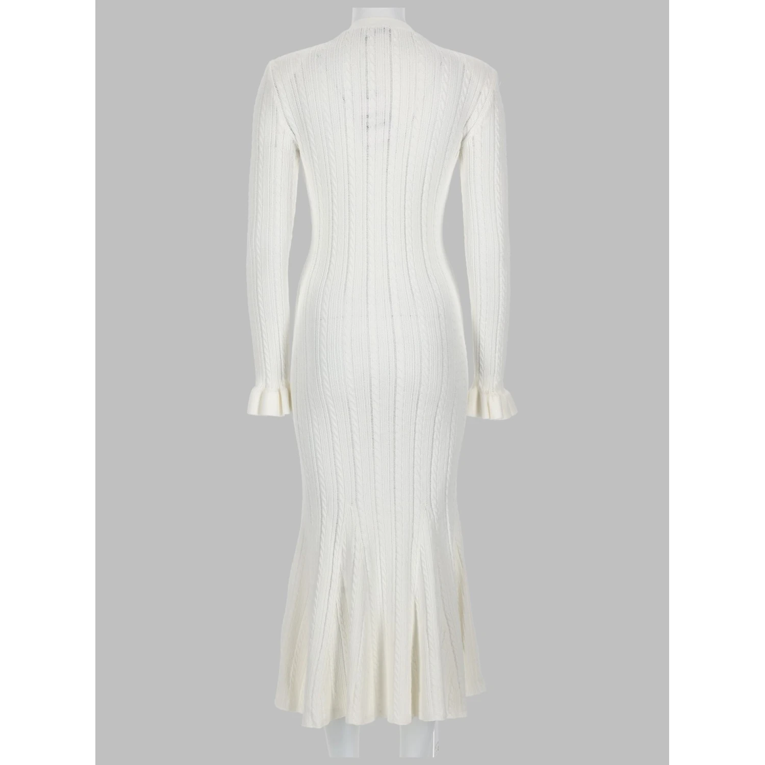 ABITO MIDI IN MAGLIA POINTELLE