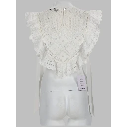 CROPTOP IN CROCHET CON INSERTI IN PIZZO