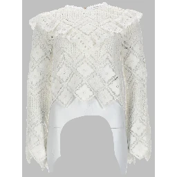 TOP IN CROCHET CON INSERTI IN PIZZO