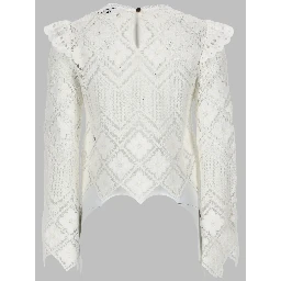 TOP IN CROCHET CON INSERTI IN PIZZO