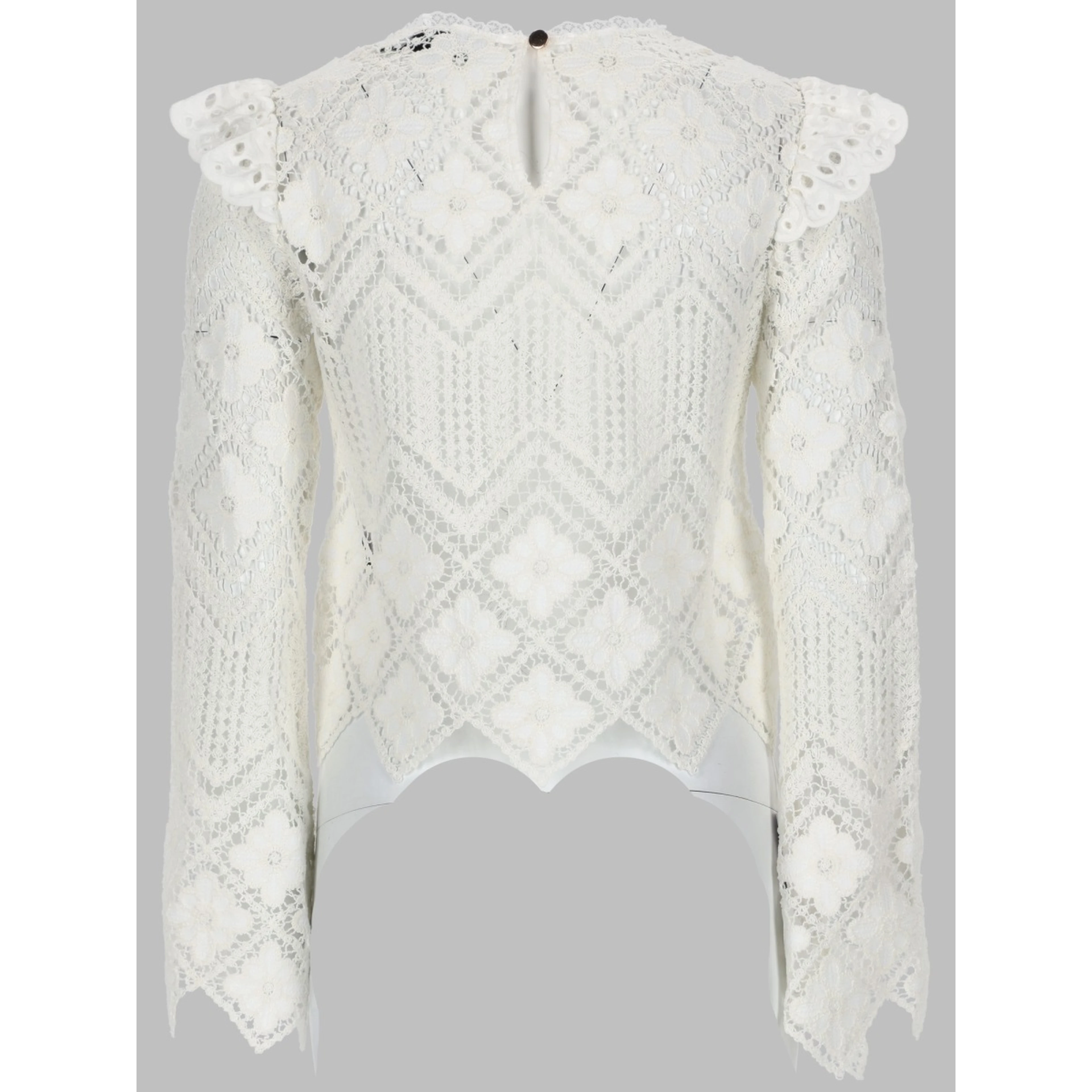 TOP IN CROCHET CON INSERTI IN PIZZO