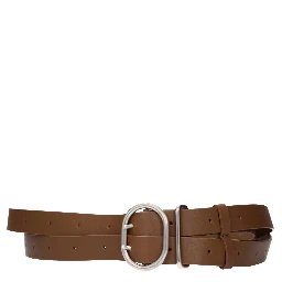 Brown Leather Regular Belt