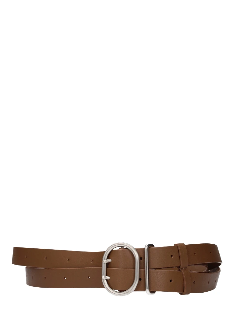 Brown Leather Regular Belt