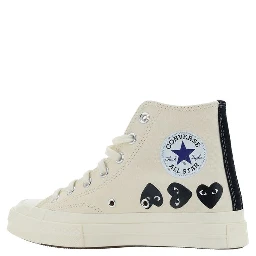 White Rubber High Top Sneakers