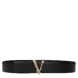 Black Leather Regular Belt