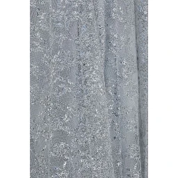 Silver Polyester Coat