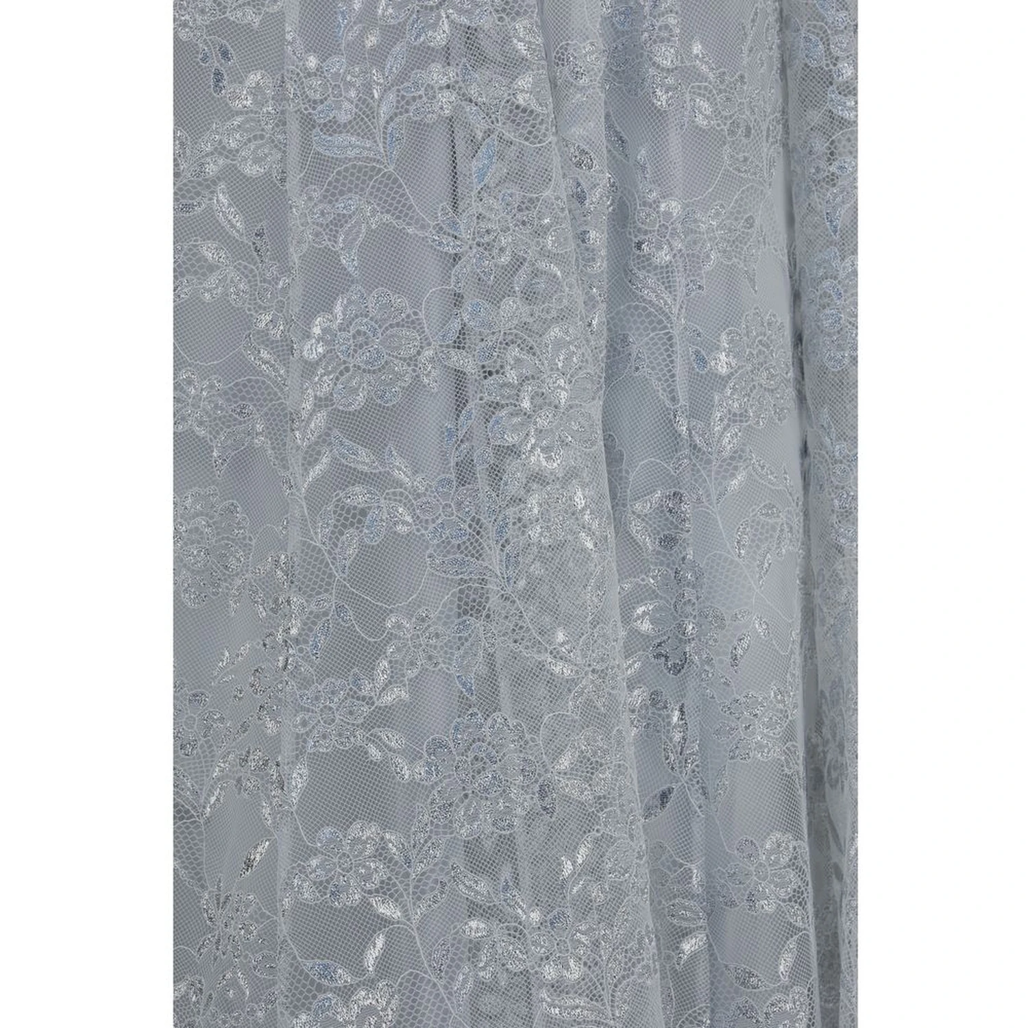 Silver Polyester Coat