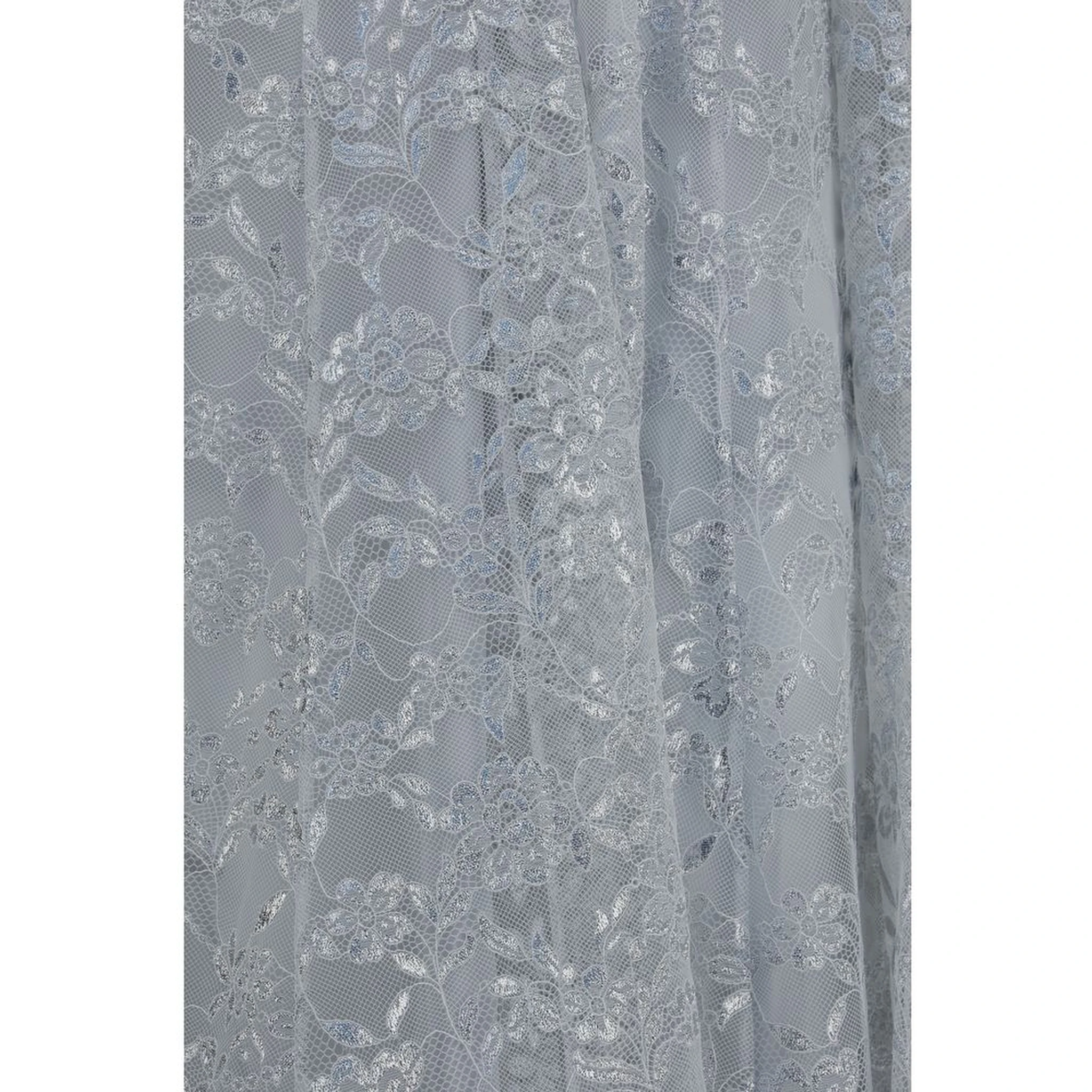 Silver Polyester Coat