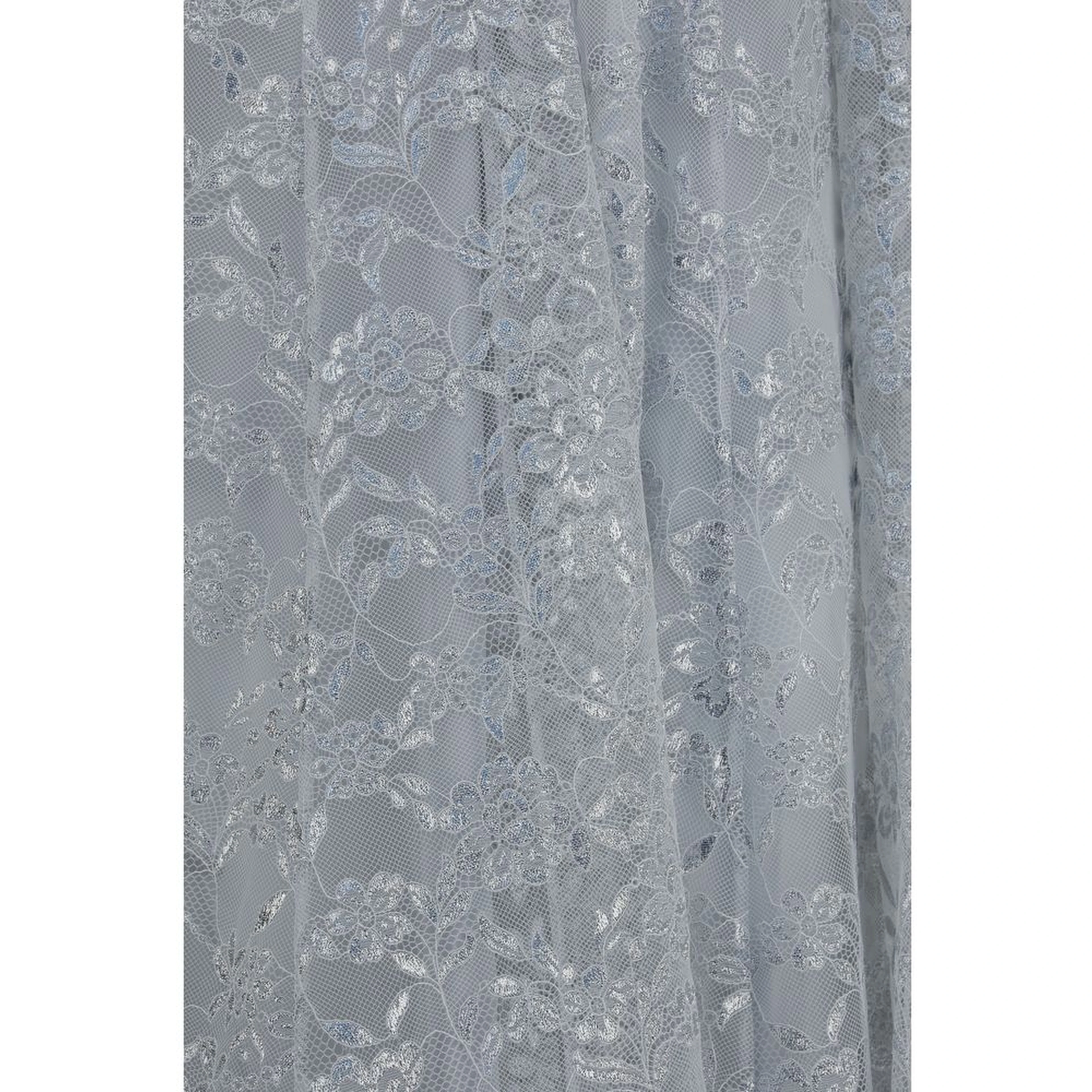 Silver Polyester Coat