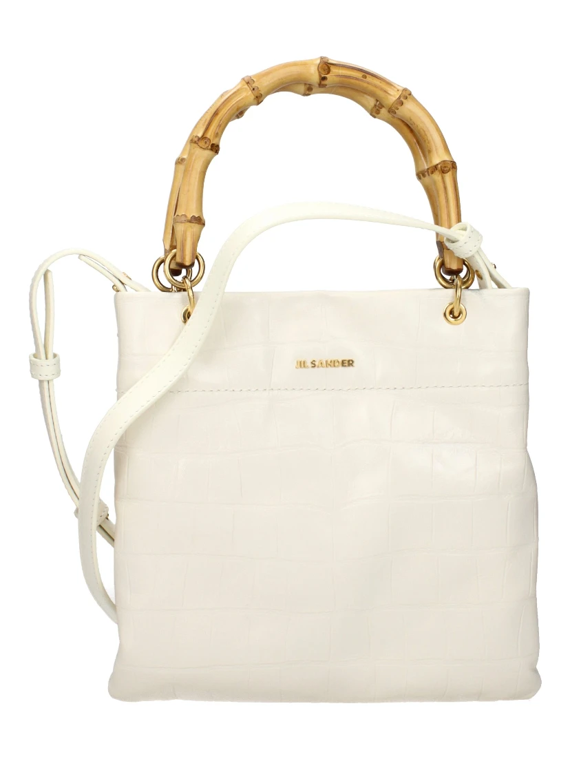 Beige Leather Handbag