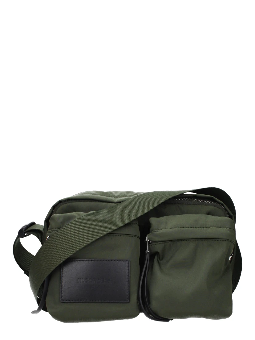 Green Nylon Crossbody Bag