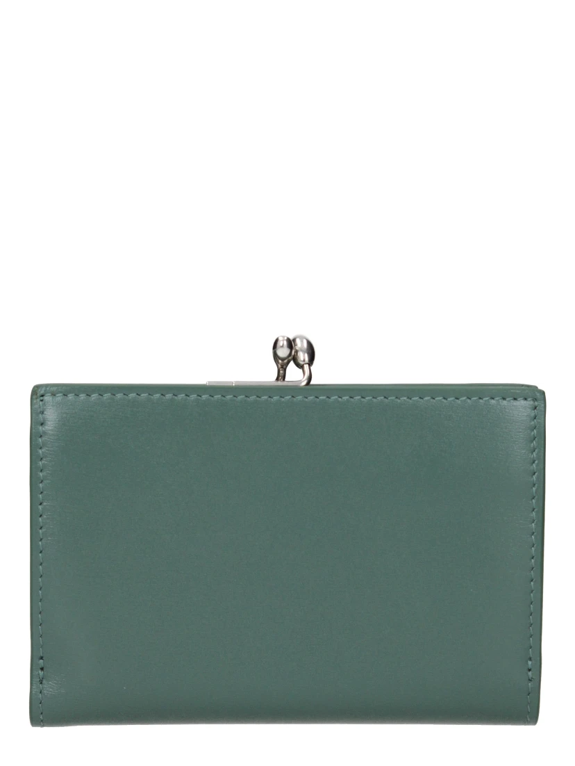 Green Leather Wallet