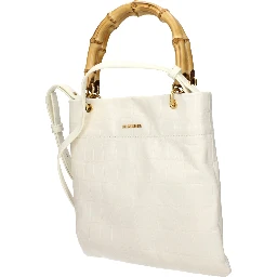 Beige Leather Handbag