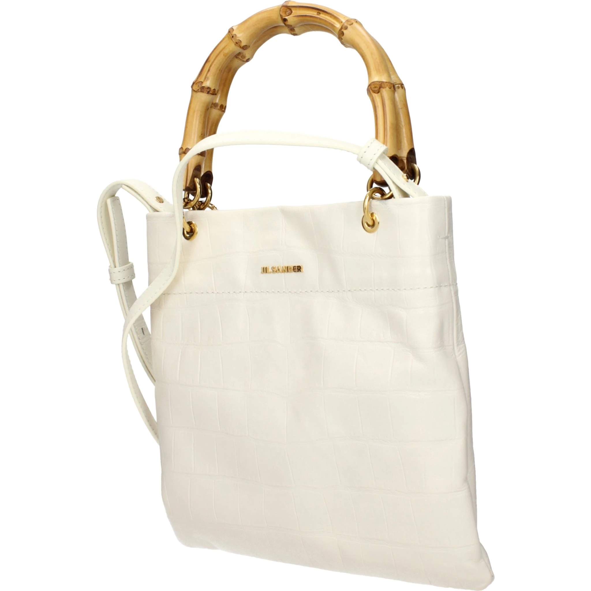 Beige Leather Handbag