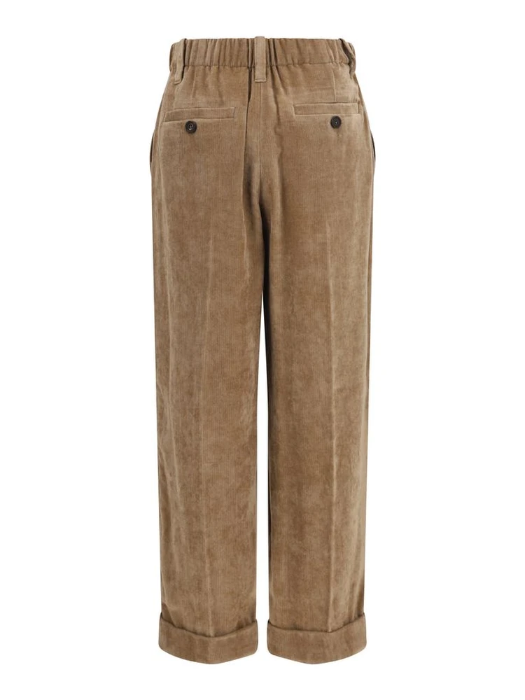Brown Viscose Casual Pants alternative