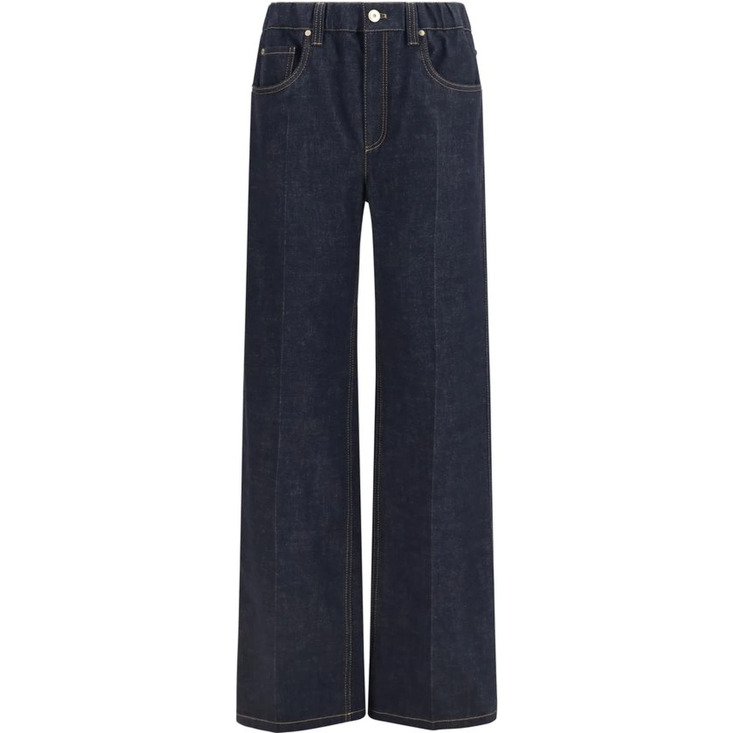 Blue Cotton Jeans Denim