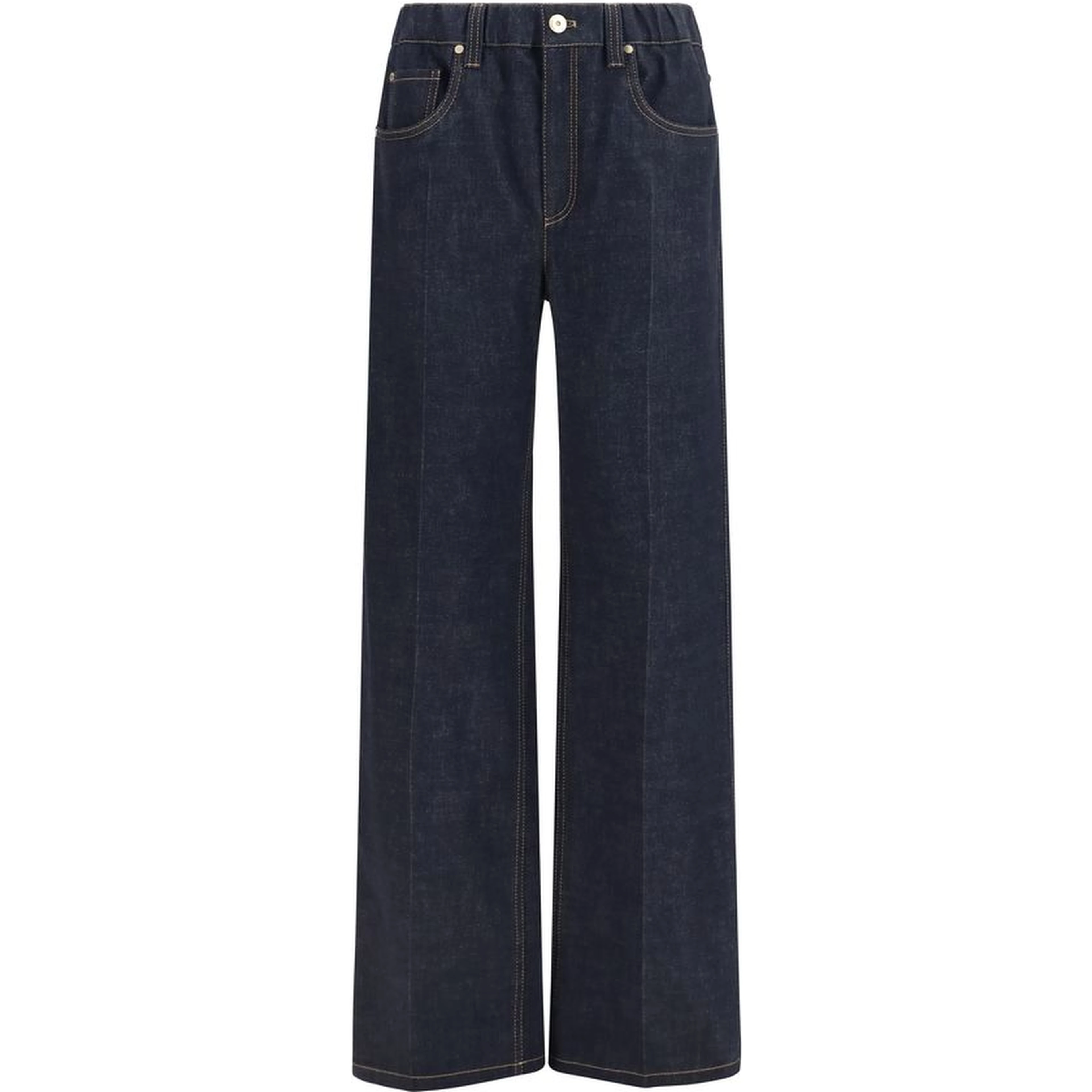 Blue Cotton Jeans Denim