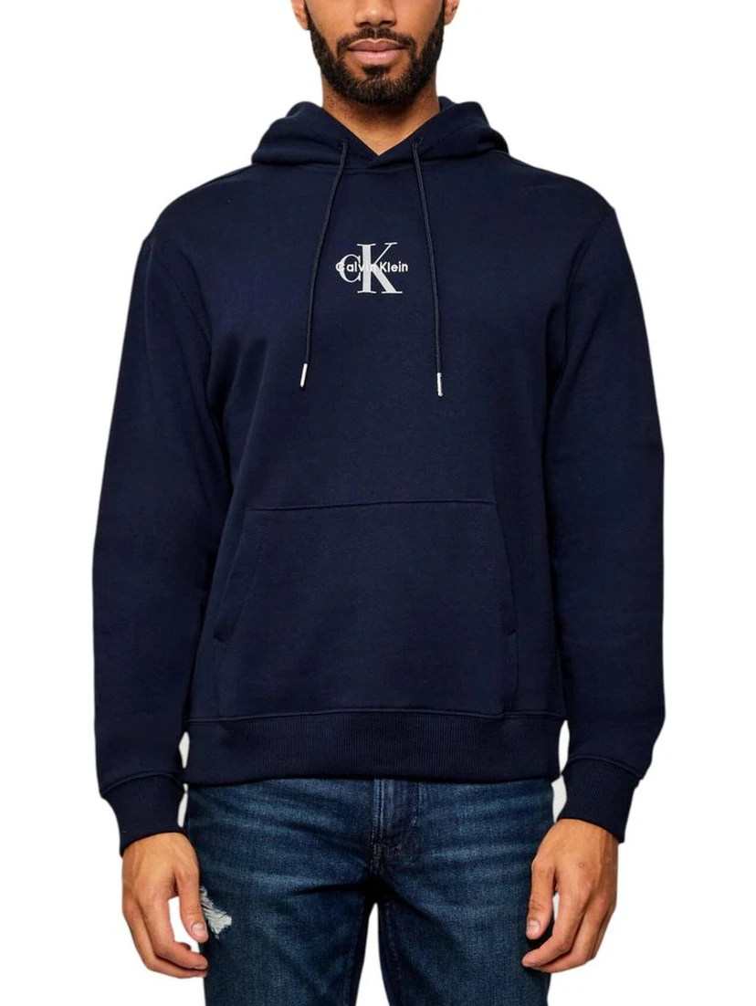 Blue Cotton Hoodie