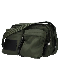 Green Nylon Crossbody Bag