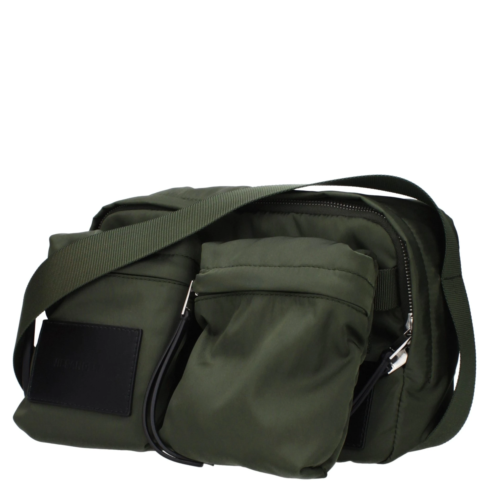 Green Nylon Crossbody Bag