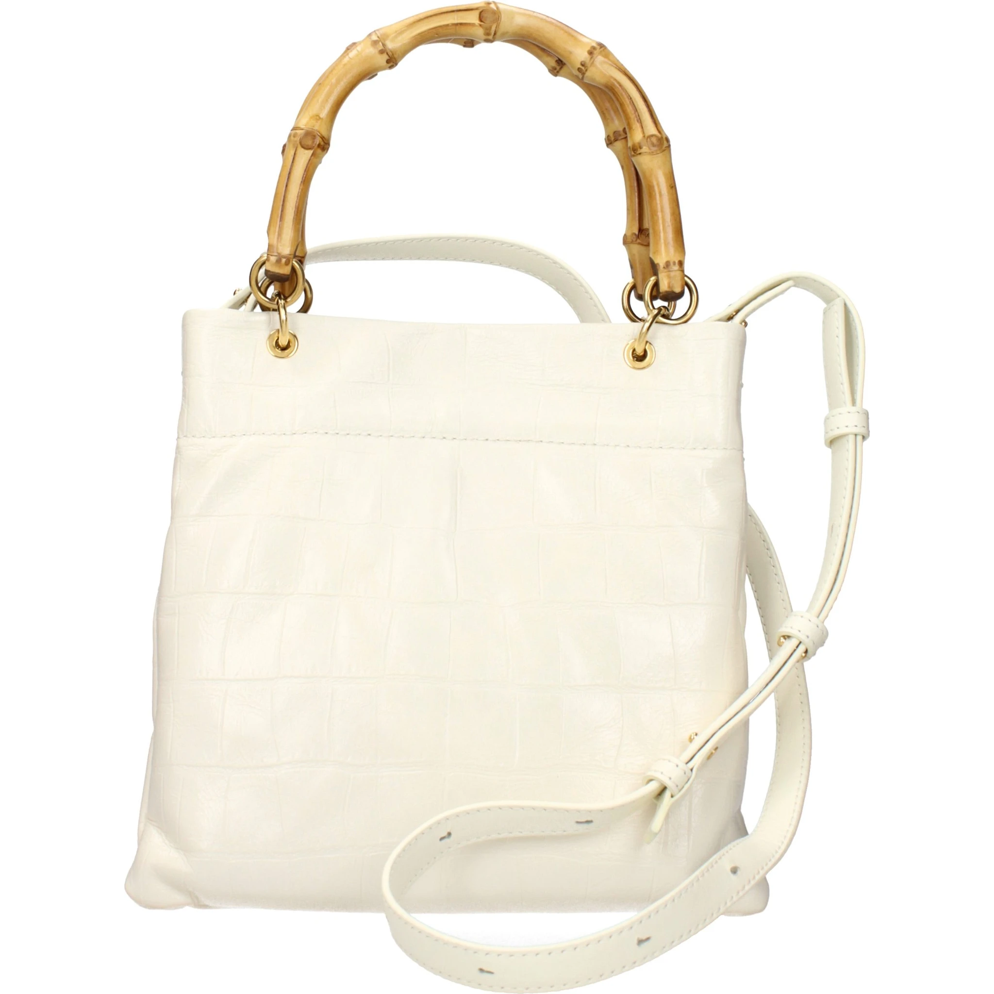 Beige Leather Handbag