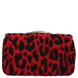 Red Wool Shoulder Bag