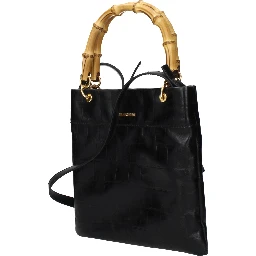Black Leather Handbag