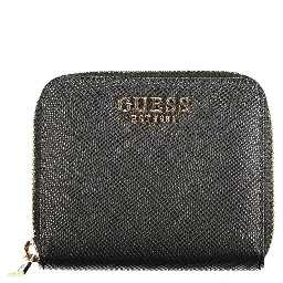 Nero Poliuretano Women Wallet