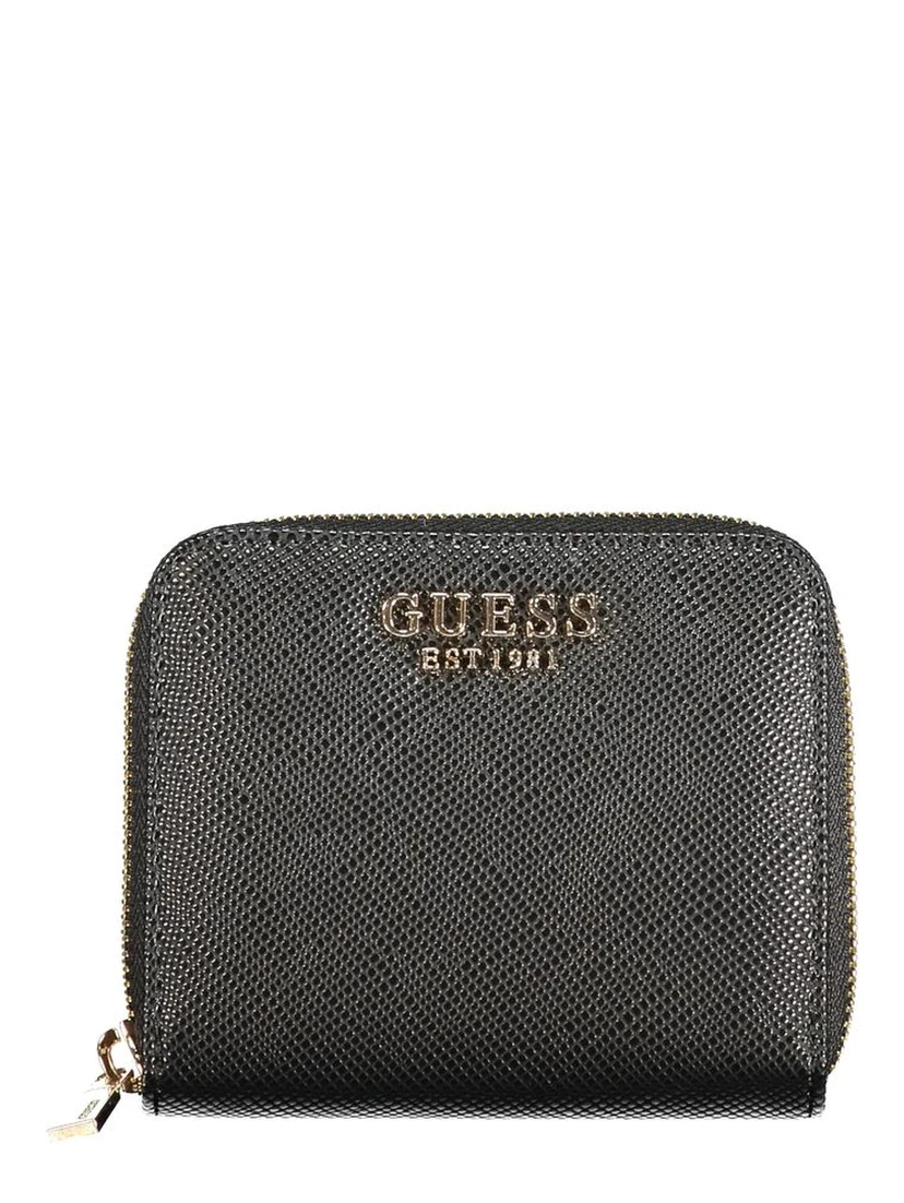 Nero Poliuretano Women Wallet