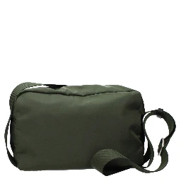 Green Nylon Crossbody Bag