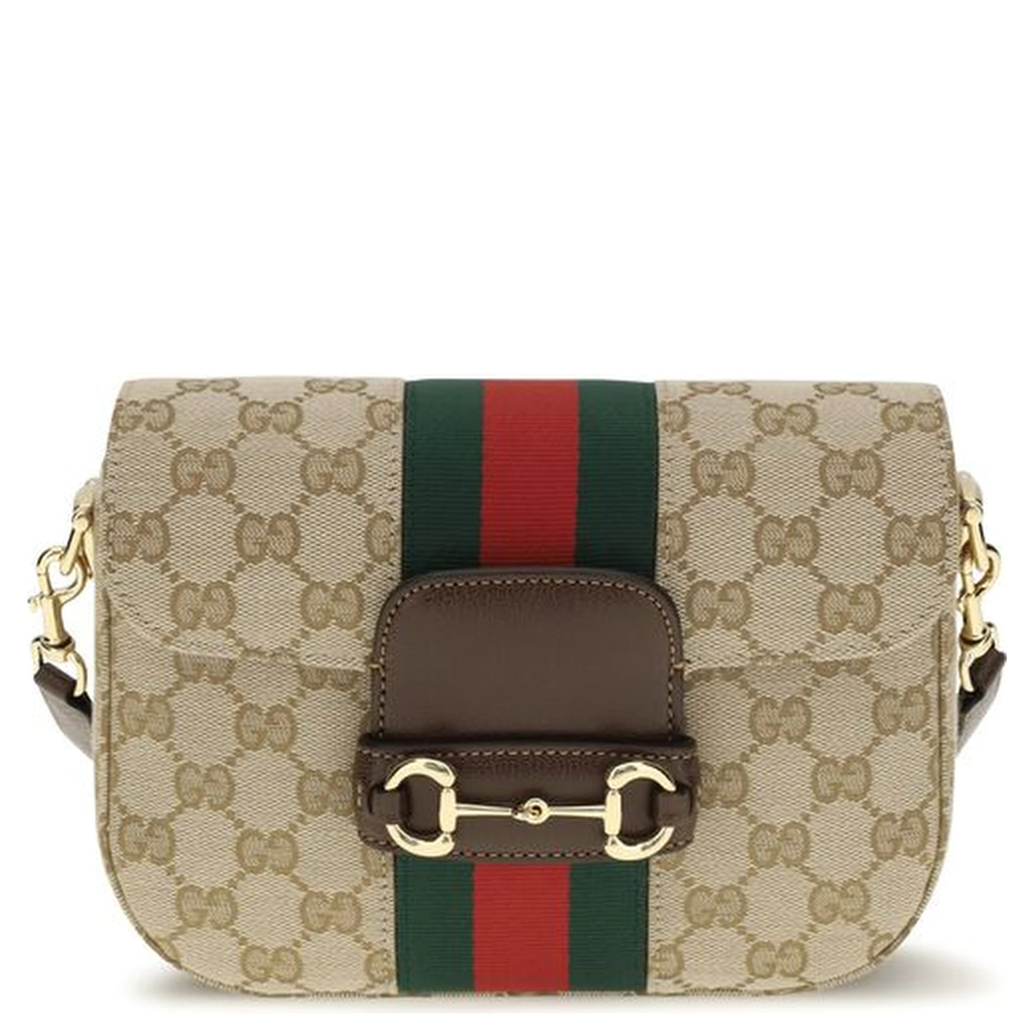 Beige Fabric Shoulder Bag