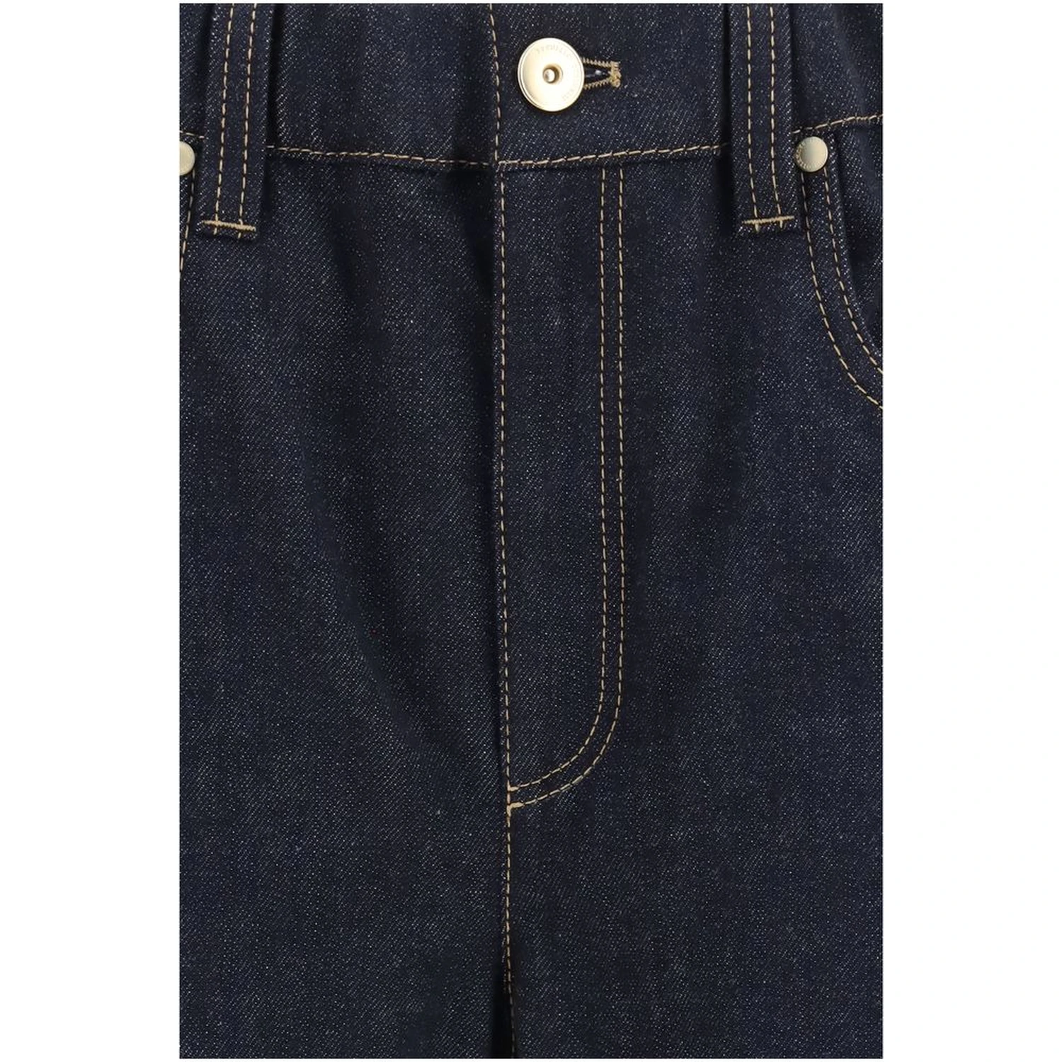 Blue Cotton Jeans Denim