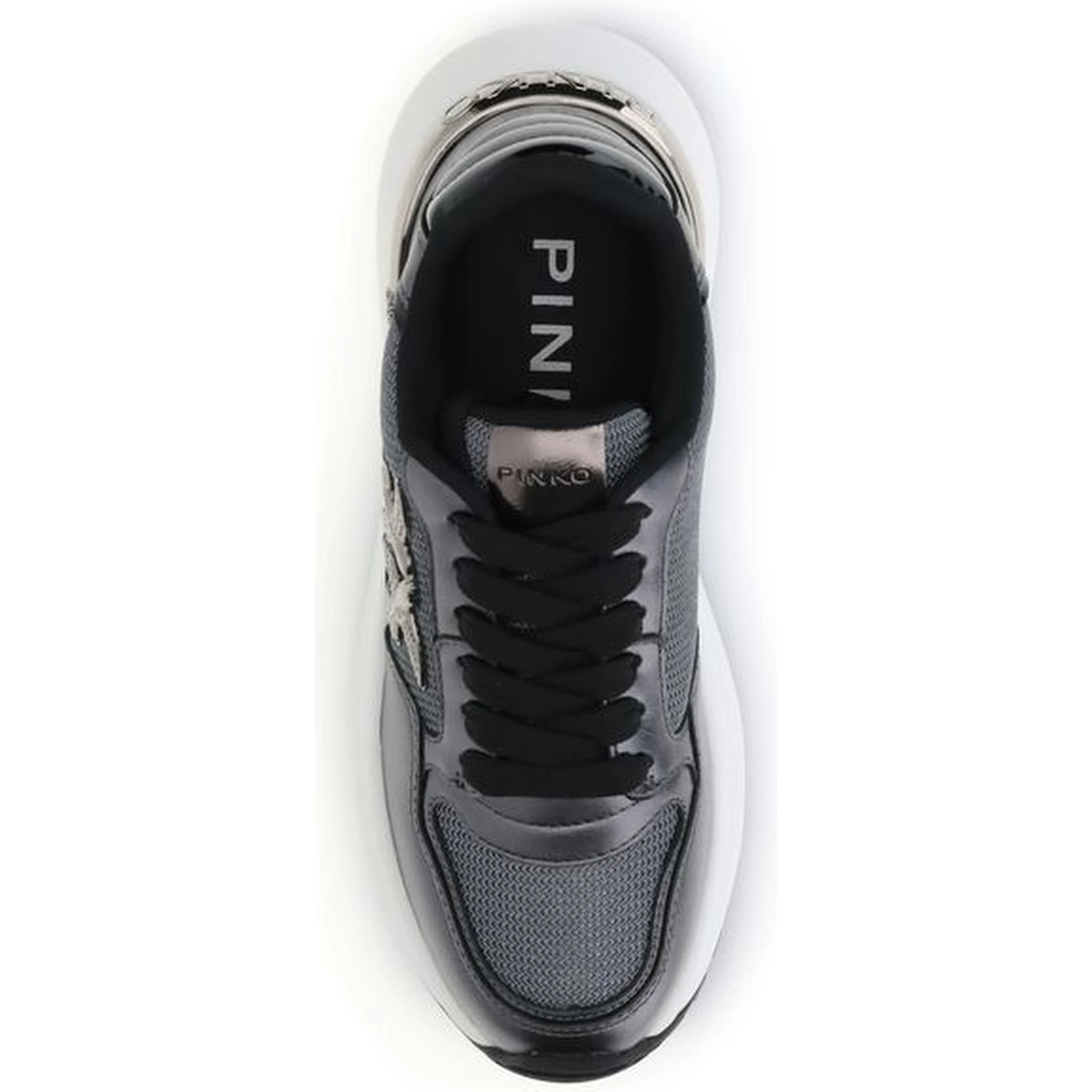 Gray Calf Leather Bos Taurus Athletic Sneakers
