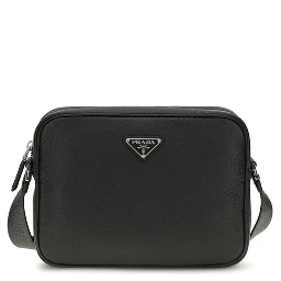 Black Calf Leather Bos Taurus Shoulder Bag