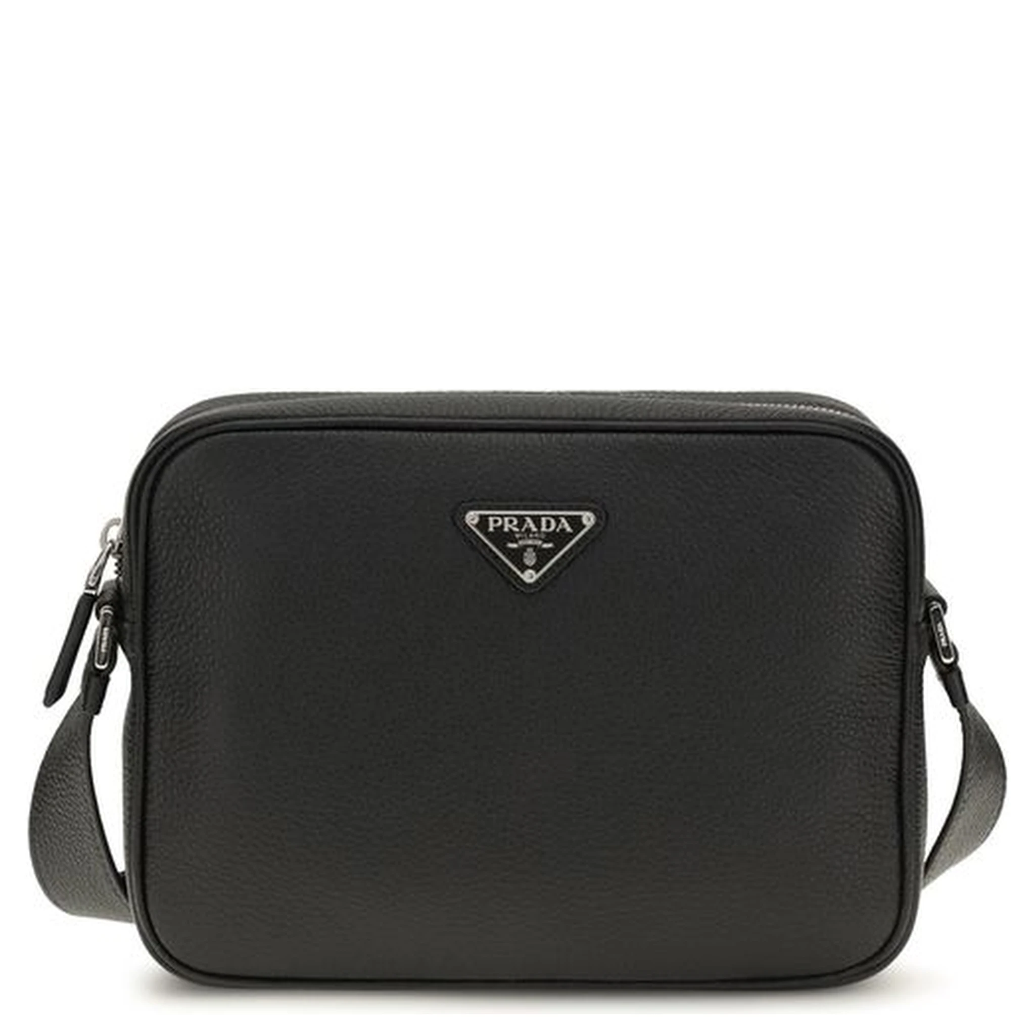Black Calf Leather Bos Taurus Shoulder Bag