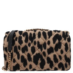 Brown Wool Shoulder Bag