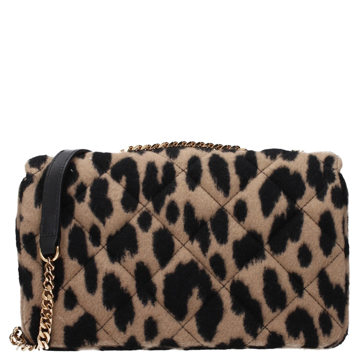 Brown Wool Shoulder Bag