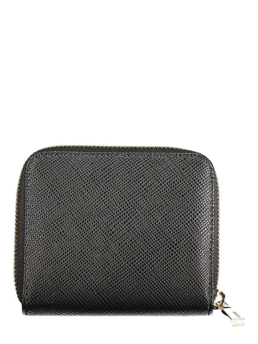 Nero Poliuretano Women Wallet