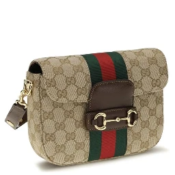 Beige Fabric Shoulder Bag