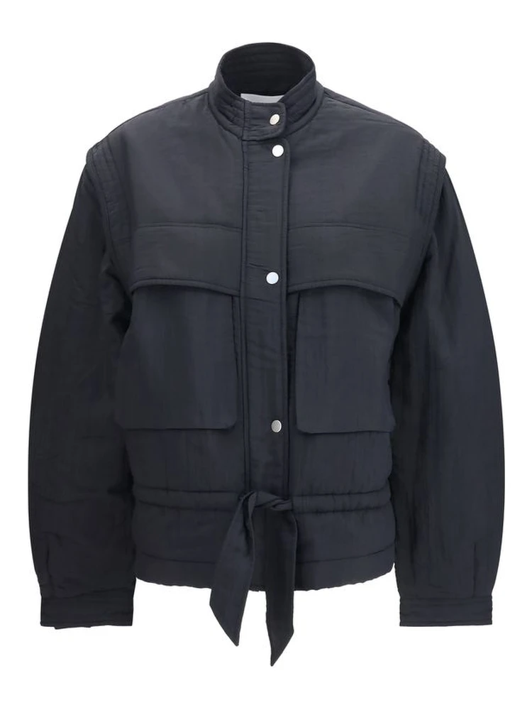 Black Modal Full-Length Jacket