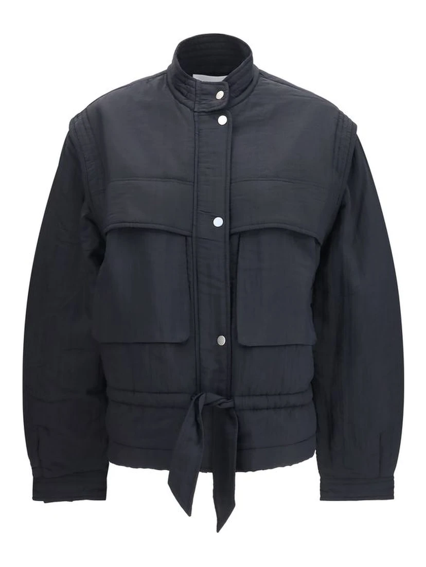 Black Modal Full-Length Jacket