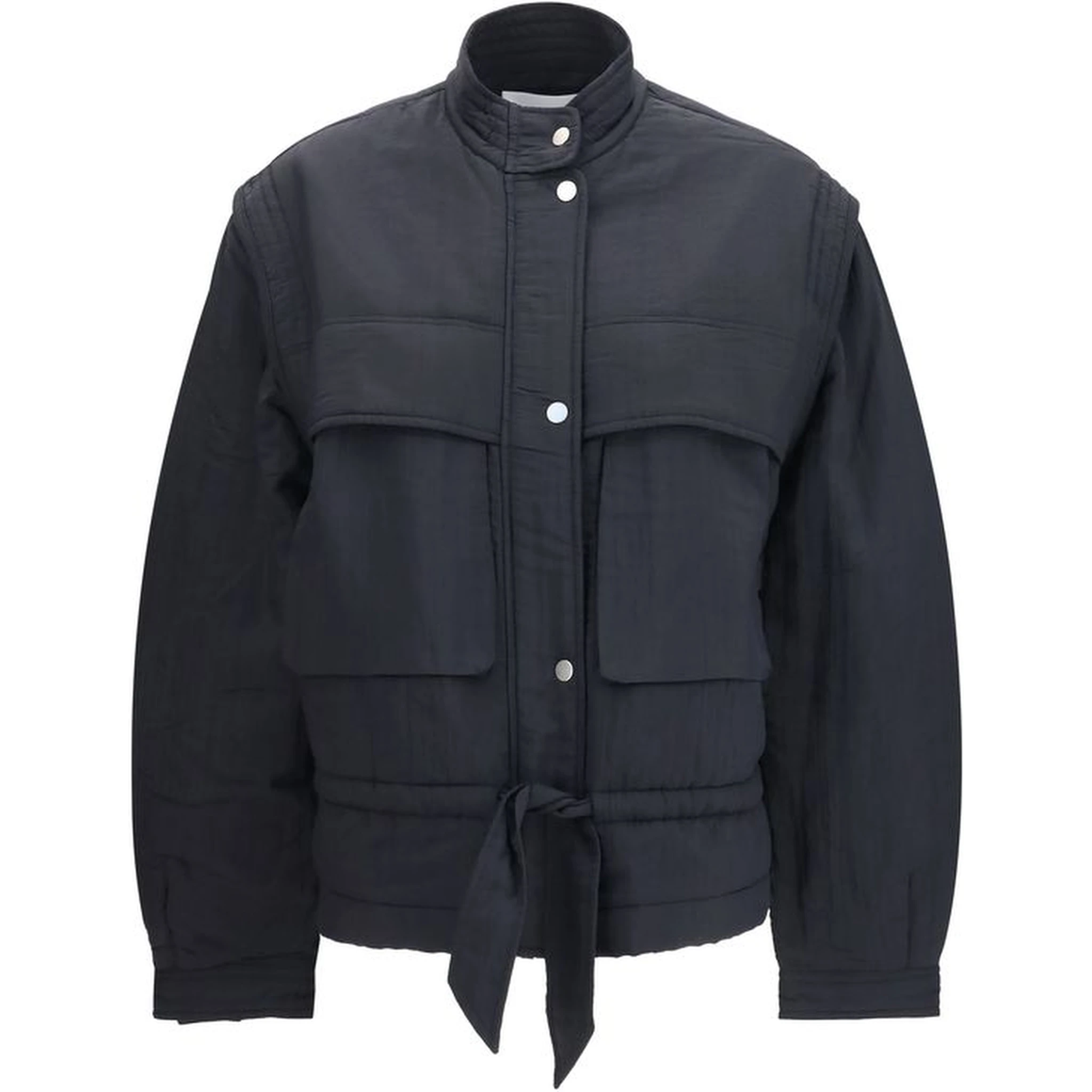 Black Modal Full-Length Jacket