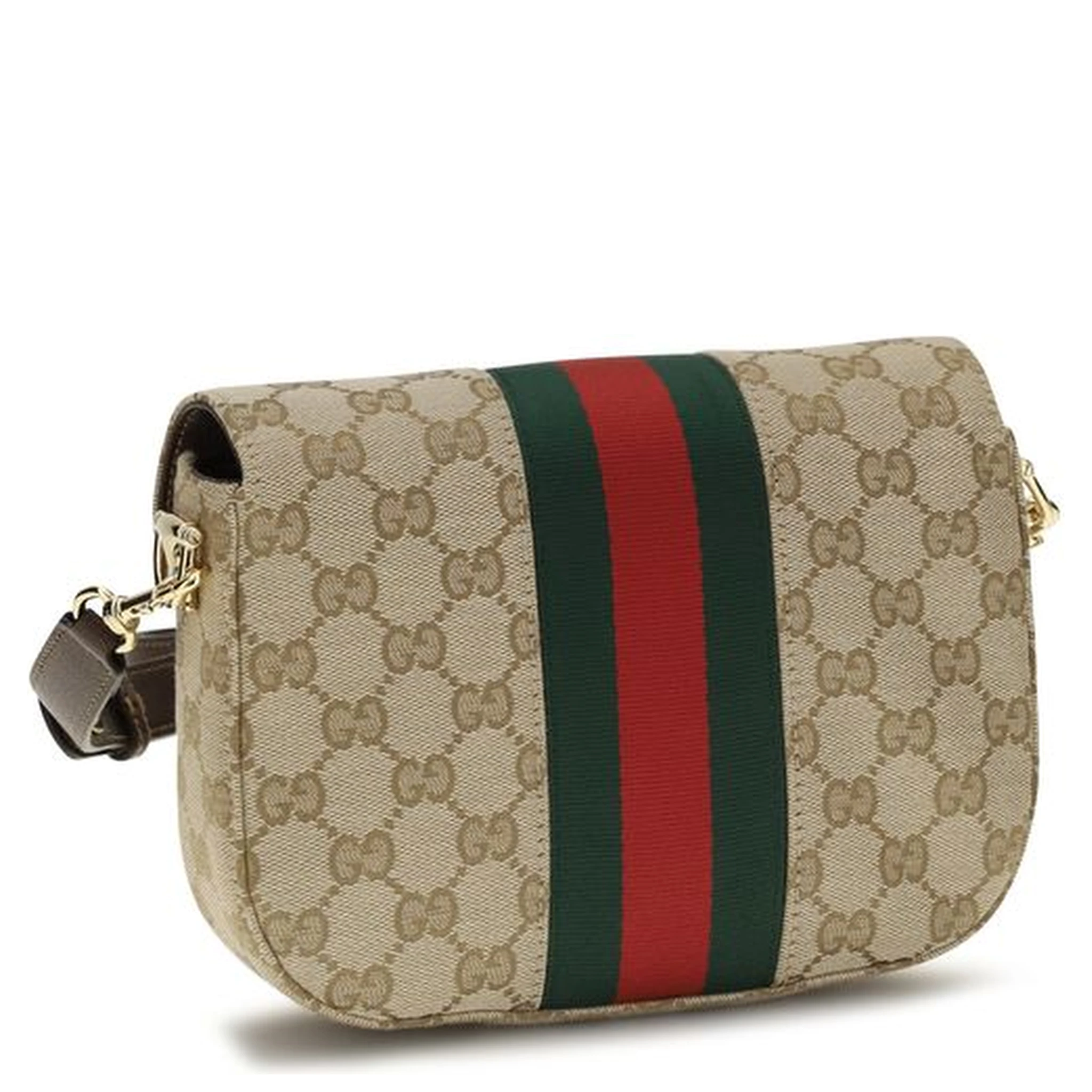 Beige Fabric Shoulder Bag