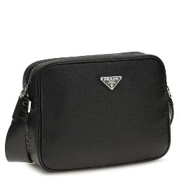 Black Calf Leather Bos Taurus Shoulder Bag