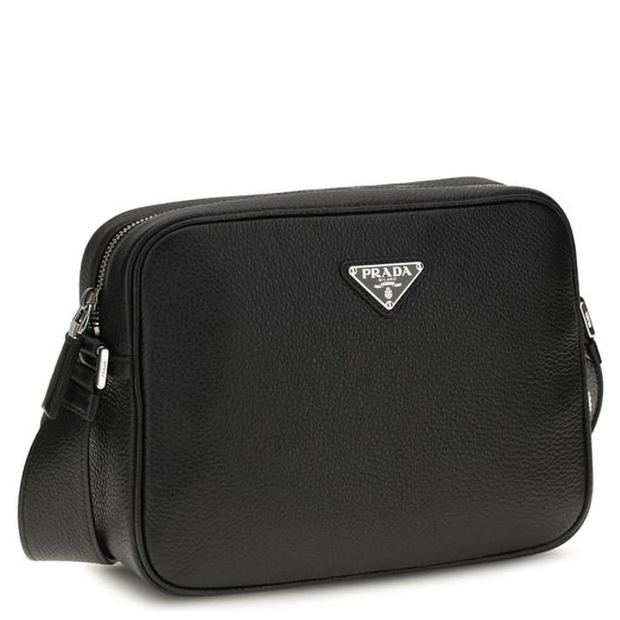 Black Calf Leather Bos Taurus Shoulder Bag
