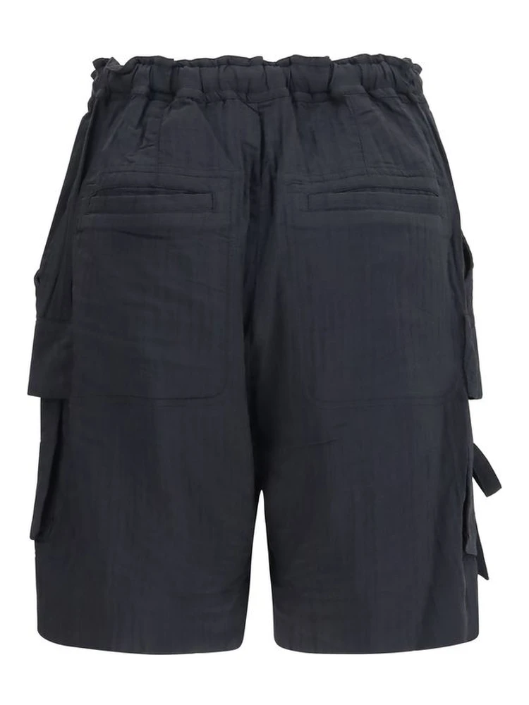 Black Viscose Bermuda Shorts alternative